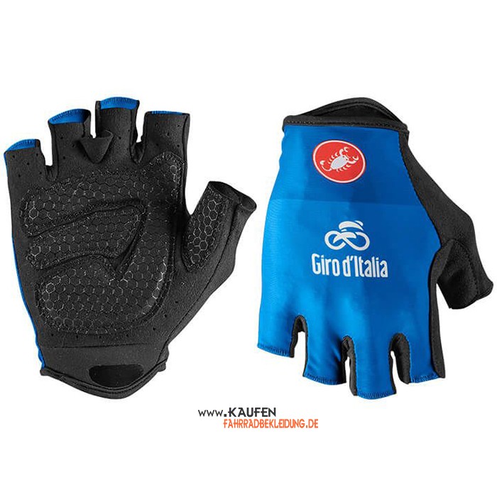 2021 Giro d'Italia Kurze Handschuhe Blau